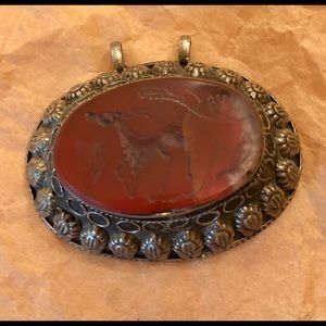 Neck piece. 2” wide, 1 1/2” length